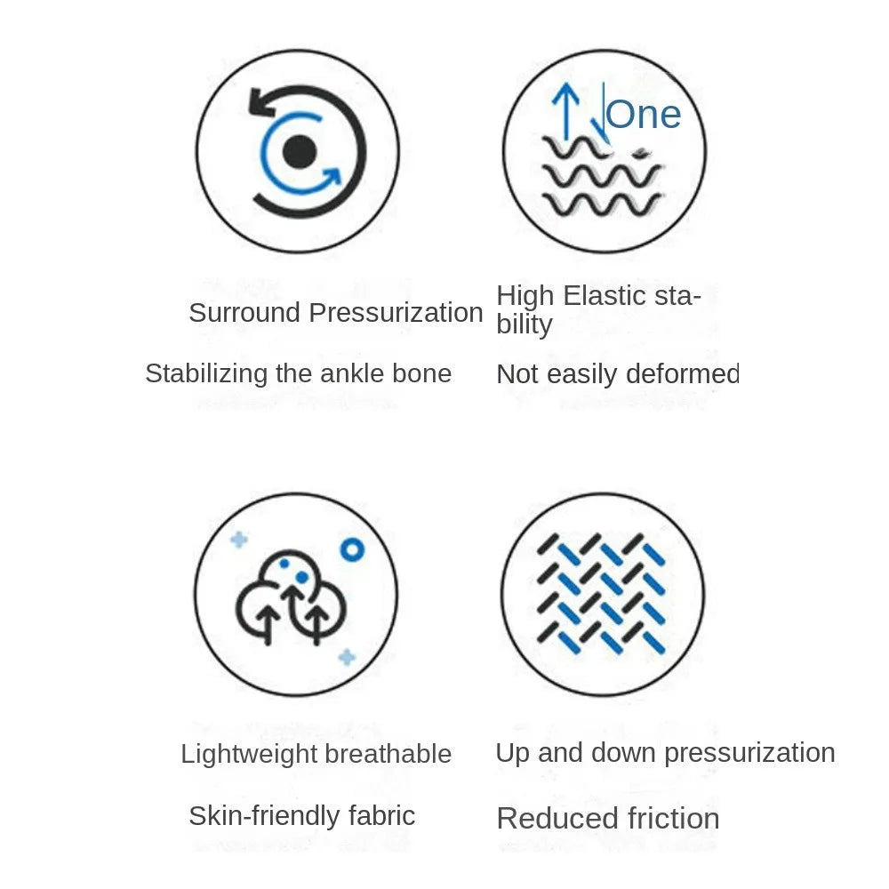 Compression Sports Ankle Protection Joint Protection Reduce Vibration Compression Socks Anti Sprain Sweat Absorption