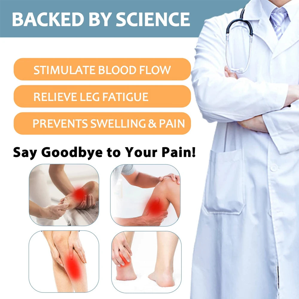 1Pair Compression Socks for Men Women 15-20 mmHg Medical Support for Running Nurses Flight Pregnancy Circulation Athletic Socks