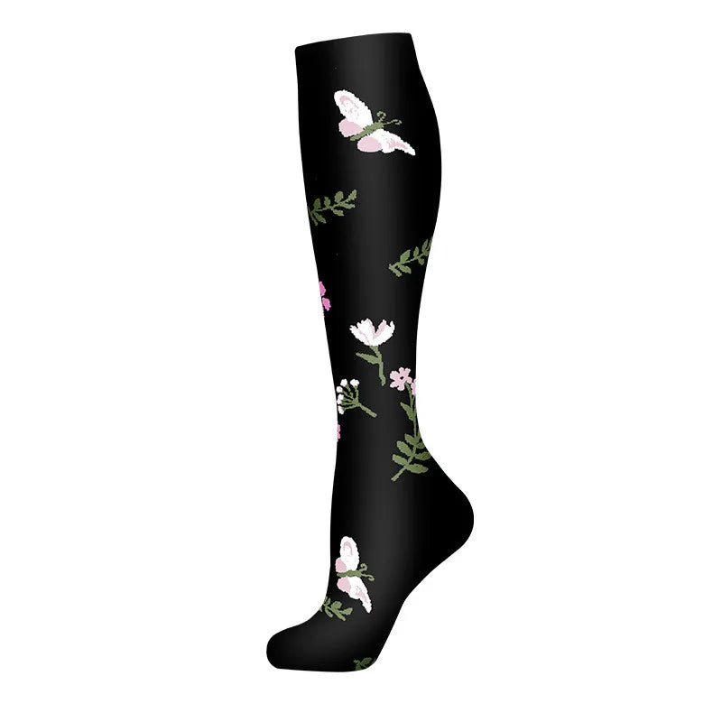 Compression Socks Women for Pregnant Edema Diabetes Varicose Veins Marathon Sports Nurse Socks