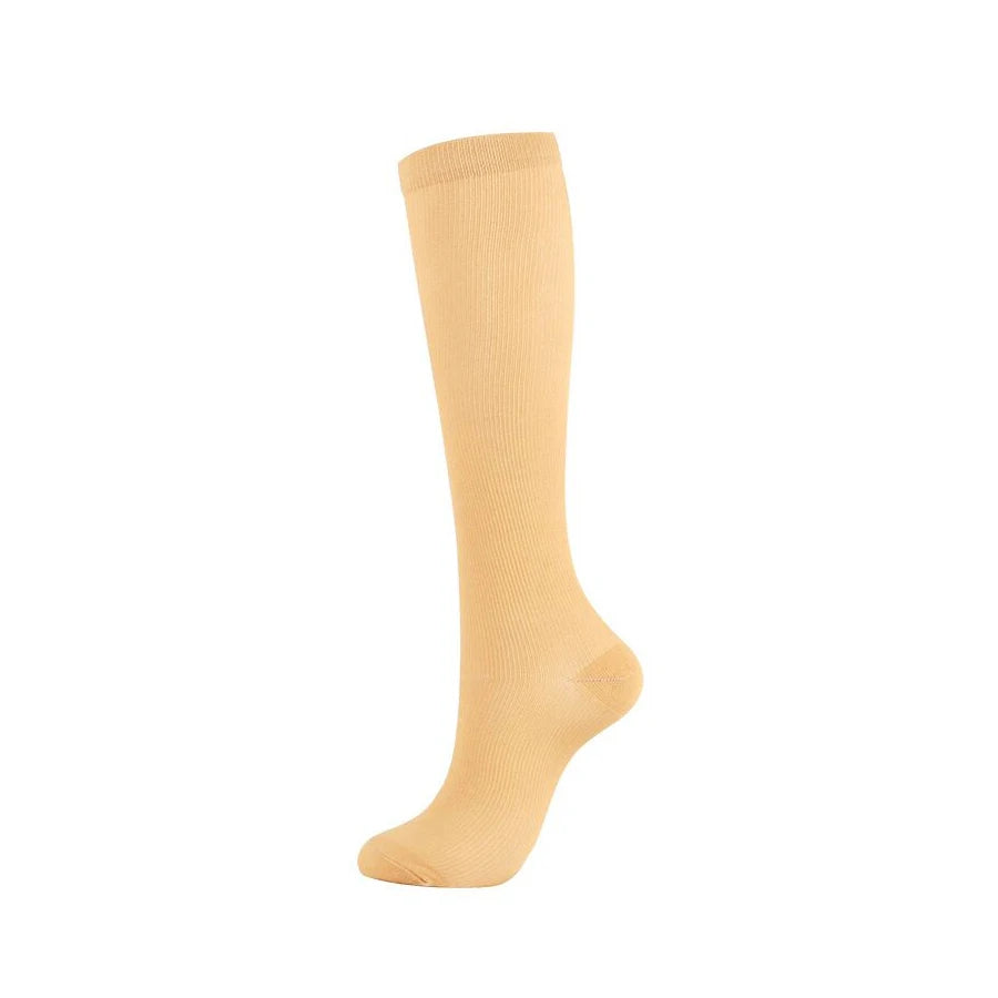 1 Pair Compression Socks For Men Women Medical Varicose Diabetes Elastic Socks Outdoor Sports Running Hiking Cycling Socks