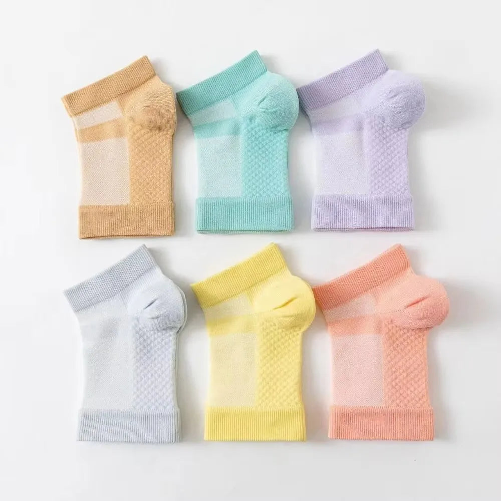 1Pair Foot Swelling Comfortable Ankle Brace Socks Soft Non-slip Compression Socks Protection Breathable Arch Support Yoga Socks