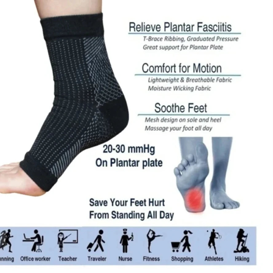 1pair Neuropathy socks,Ankle brace Socks and Tendonitis compression socks For Pain Relief,Ankle compression sleeve for swelling