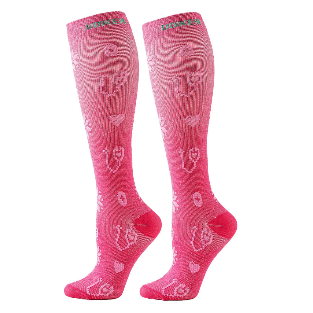 Compression Yoga Socks for Men Women Non Slip Socks for Exercise Training