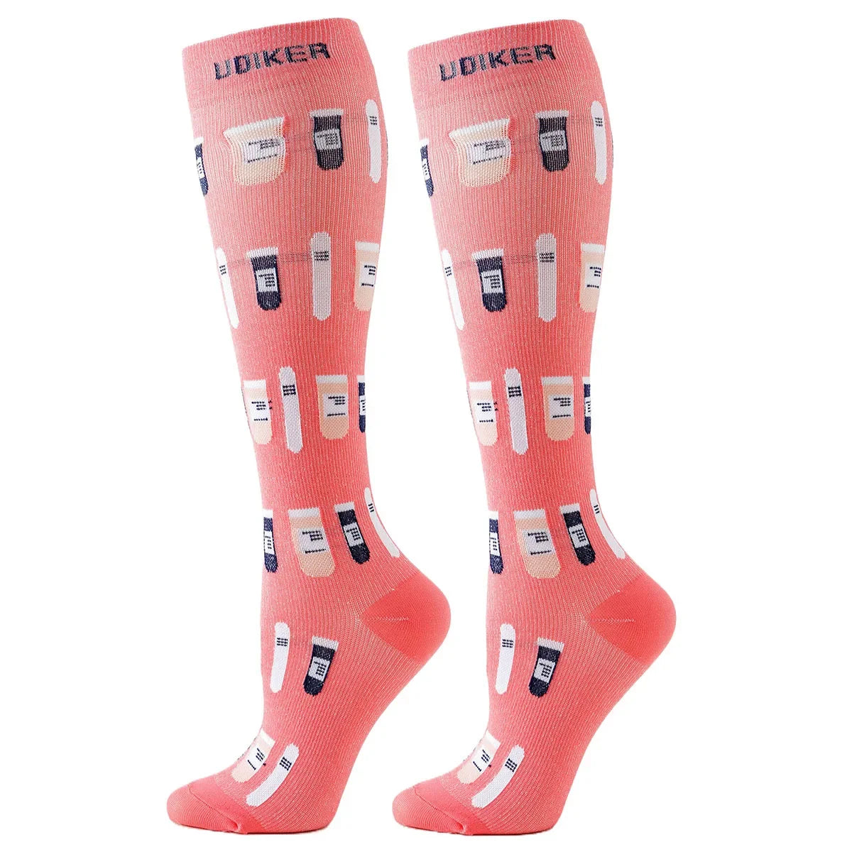 Compression Yoga Socks for Men Women Non Slip Socks for Exercise Training
