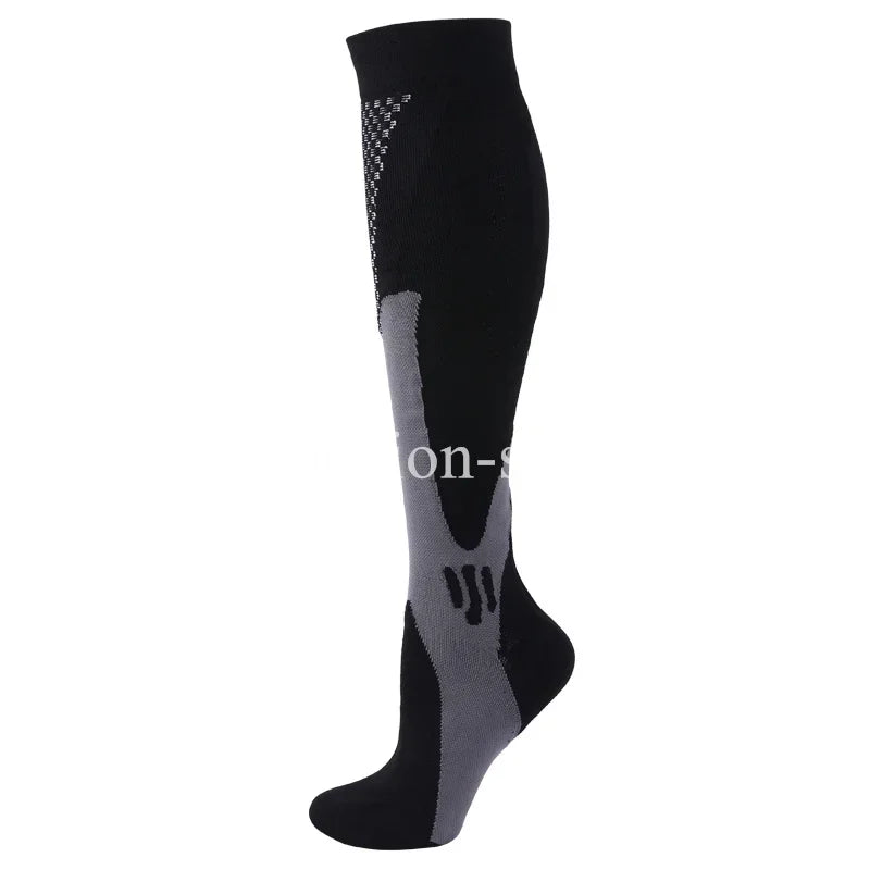 1PAIR Compression Socks Sports Socks Comfortable and Breathable Care Socks for Pregnancy Care Sports Football Socks