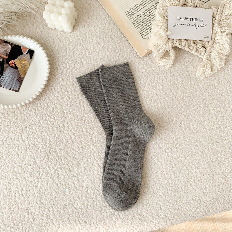 Womens Knee-high Thermal Cashmere Socks